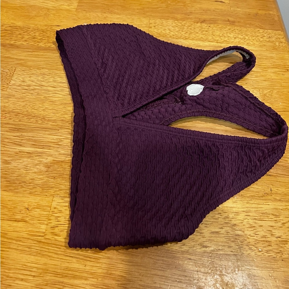 Nooty by Brabants croco Purple Sports Bra